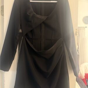Zara Black Long Sleeve Dress